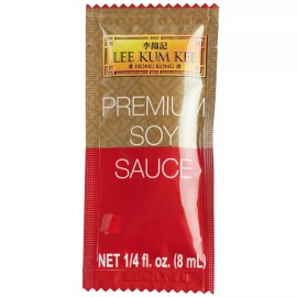 Lee Kum Kee 8 mL Premium Soy Sauce Packets (select quantity below) - 300 Packs