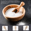 20Pcs Wooden Spoons Wooden Kitchen Scoops Small Unpainted Wood Spoon