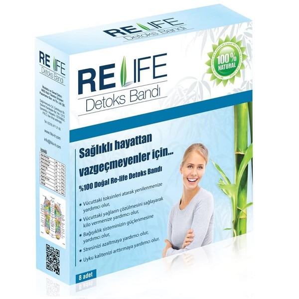NAPURE %100 Doğal Relife Detoks Bandı, Ayak Detoksu, Toksin Atma,