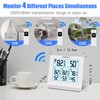 Geevon Indoor Outdoor Thermometer Wireless with 3 Remote Sensors, Digital