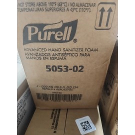 Purell Advanced Hand Sanitizer Foam 2-Pack 5053-02 Exp 11/2027 1200ml Ea