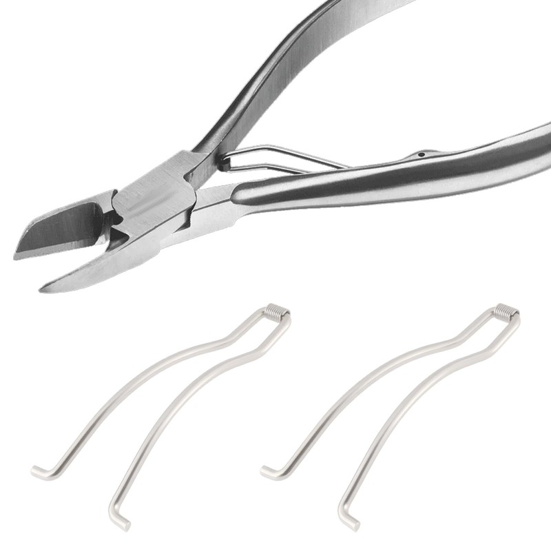 OTOTEC 10pcs 40mm Nail Nippers Replacement Spring for Most Toenail
