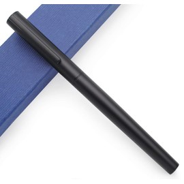 JINHAO 35 Fountain Pen Metal Ink Pen (Black, Fine Nib)