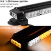 ASPL 16.8 Inch LED Strobe Flashing Light Bar, 26 Flashing