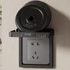 OULIGET Outlet Shelf Wall Holder,Small Plastic Selfs Adhesive Wall Mounted