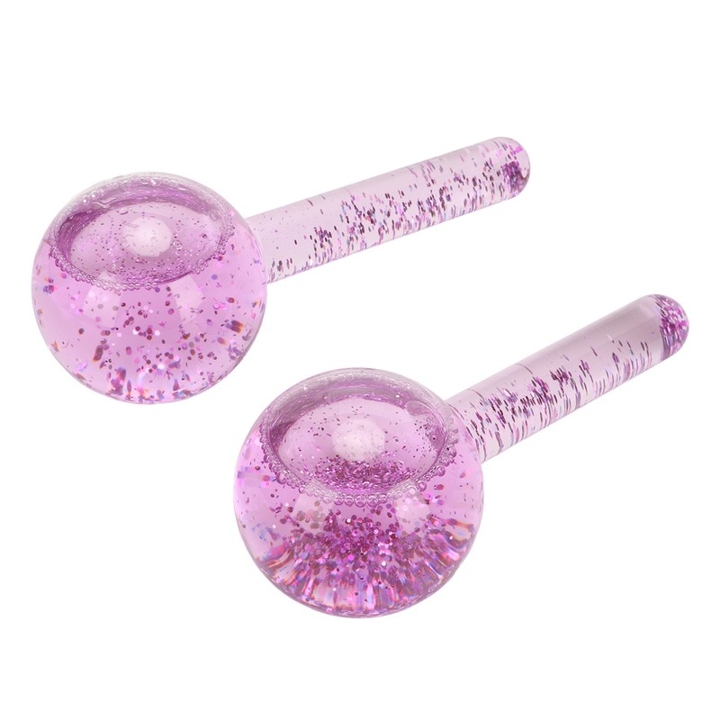 Glass Cooling Massage Ball Reduce Swelling Promote Circulation Cold Compress
