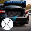 Datanly 4 Pcs 10 Inches Speaker Subwoofer Bar Grill Matte