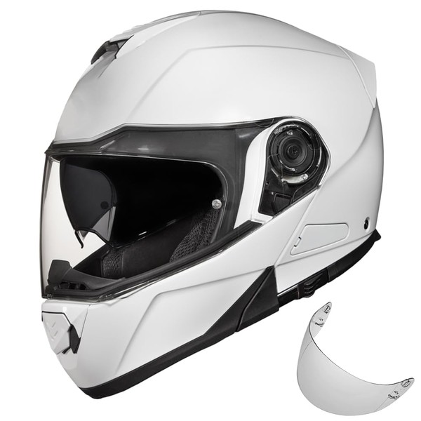 Daytona Helmets - Hi Gloss White - Lightweight Dirt Bike