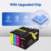 4Benefit 950XL 951XL Ink Cartridges Combo Pack Compatible for HP