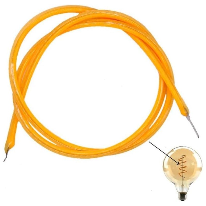 DPWOUM DC3V 300mm Flexible Filament LED Filament,Warm Light,2200K,Edison Bulb LED