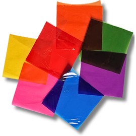 All Trust Color Cellophane Color Film Cellophane Sheets (7-Color Set)