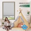 Toanture Custom Cordless Cellular Blinds, Easy to Install Blackout Honeycomb