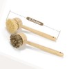 2 Pack Natural Kitchen Dish Brushes with Sisal & Palm