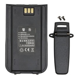 LIENIAO MD380 Battery with USB C Charging 4000mAh [2025 New Version] for TYT Tytera Retevis RT3 RT3S MD-UV380 MD-380U MD-380V MD-380GPS MD-446 Battery and Belt Clip (1)