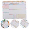 Operitacx Teacher Spiral Notebooks Weekly Planner B5 Size Reusable and