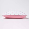 Homescapes Cushion Cover with Pink Hearts, Decorative Cushion Cover 30