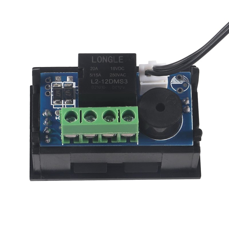 DWEII 3PCS DC 12V Electronic Temperature Controller Programmable -50 to