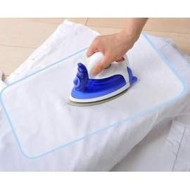 1PC White Protective Ironing Scorch-Saving Mesh Pressing Pad Mesh Cloth,Deft Processed,No Melt Pressing Cloth for Easy Ironing and Protection,Crafts and Sewing (16x24),Quilting Notions