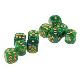 Dickly Colorful Acrylic Dice Set for Tabletop Gaming - Vibrant Shades, 16mm