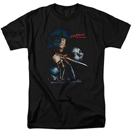 Nightmare On Elm Street Elm Street Poster Adult T-Shirt Black 3X Large