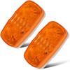 LBRST 2x Double Bubble Bullseye AmberLed Side Marker Clearance Lights