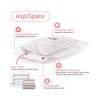 Compactor RAN7368 platzsparende Vakuum-Aufbewahrungsbeutel im 5er-Set, Größe M, extra flach,