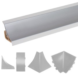 HOLZBRINK HOLZBRINK Endstck passend zum Dekor Ihrer Abschlussleisten Aluminium PVC Kchenabschlussleiste 23x23 mm