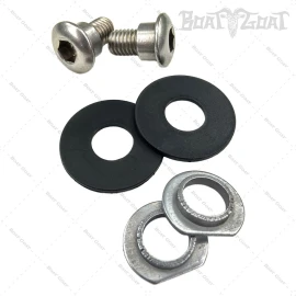 MotorGuide X3 Rear Hardware Kit - Bow Mount Shoulder Bolts + Bushings -8M0089427
