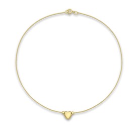Carissima 9ct Yellow Gold Anklet of 24cm, 9ct Gold, No Stone