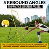 Volleyball Rebounder Net 4X7 ft - Training Equipment for Teams