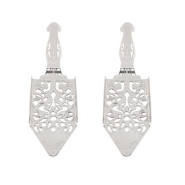 ANCLLO 2-piece Set Of Absinthe Spoons, Stainless Steel Absinthe Cocktail Spoon Making Set Gothic Drip Filter