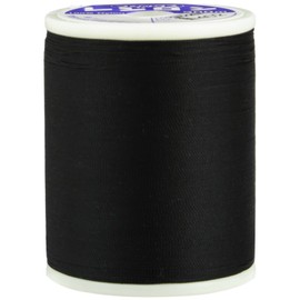 Fujix Resilon Sewing Thread for Knit and Stretch Fabric, Sewing Machine Thread, 328.1 yd (300 m), Thickness #50, Col. 402, Black