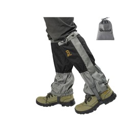 UNIQOCK Adjustable Leg Gaiters,Snow Boot Guard Gators,Shoe Gaiters,Waterproof Hiking Gaiters for Hunting,Running,Snow,Mountain Climbing,Yard Work