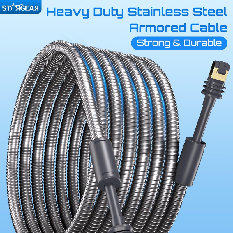Starlink Mini Gen 3 Cable 16.4FT, Heavy Duty Starlink Ethenet