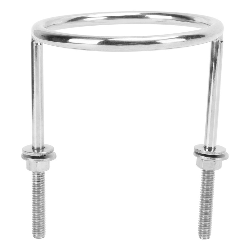 Boat Ring Cup Holder 316 Stainless Steel Polished Anti Tilt
