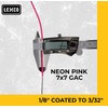 Lexco Cable 187316NPCC 250' Spool of 3/16" Neon Pink PVC