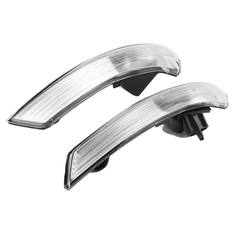 Pair of Wing Mirror Indicator Turn Signal Light Lens Cover