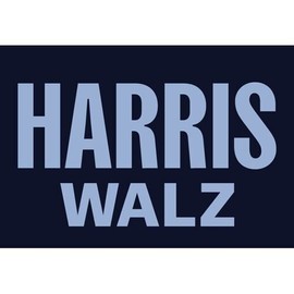 Sticker Shoppe Kamala Harris Tim Walz For President 2024 Campaign Logo 6x4.25 Bumper Sticker