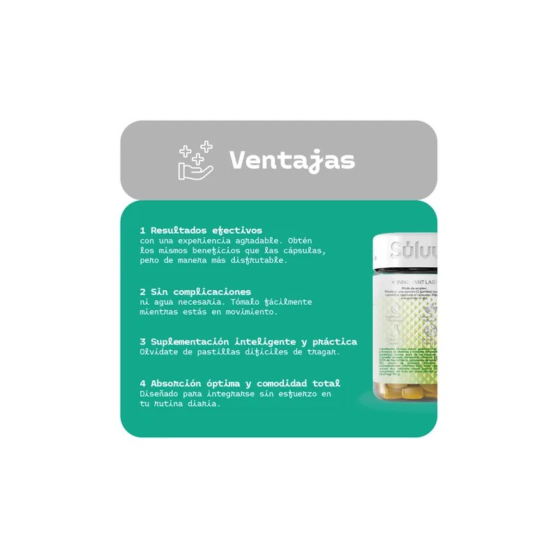 2-pack Gomitas Energéticas Suplemento Energizante Inositol