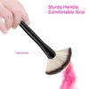 Luxspire Professional Fan Make-Up Brush, Single Soft Foundation Face Powder