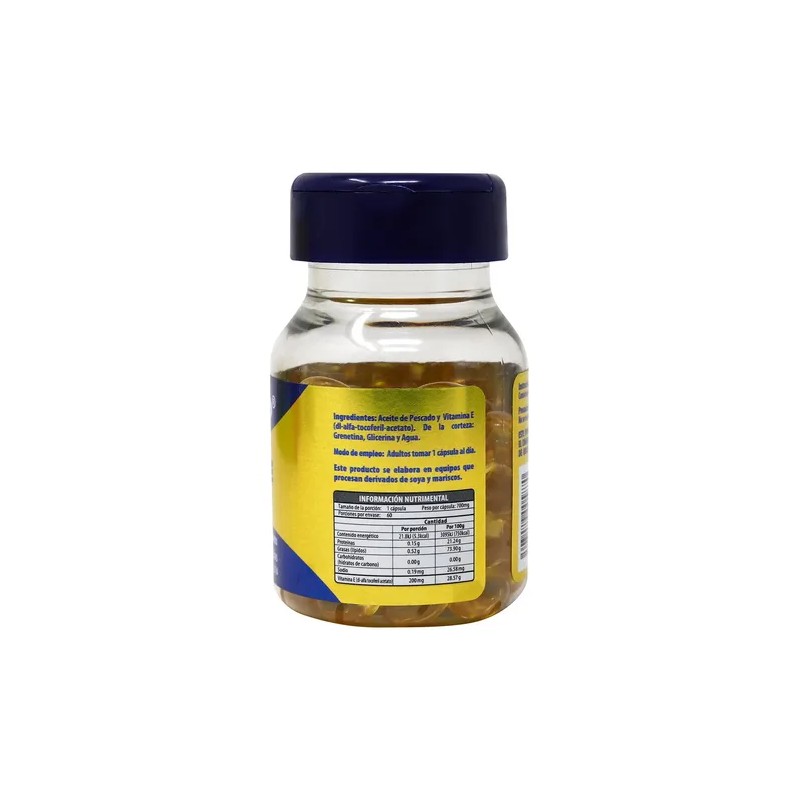 Vitamina E+omega 3 Naturagel C/60 Caps. 700 Mg. Sabor Sin