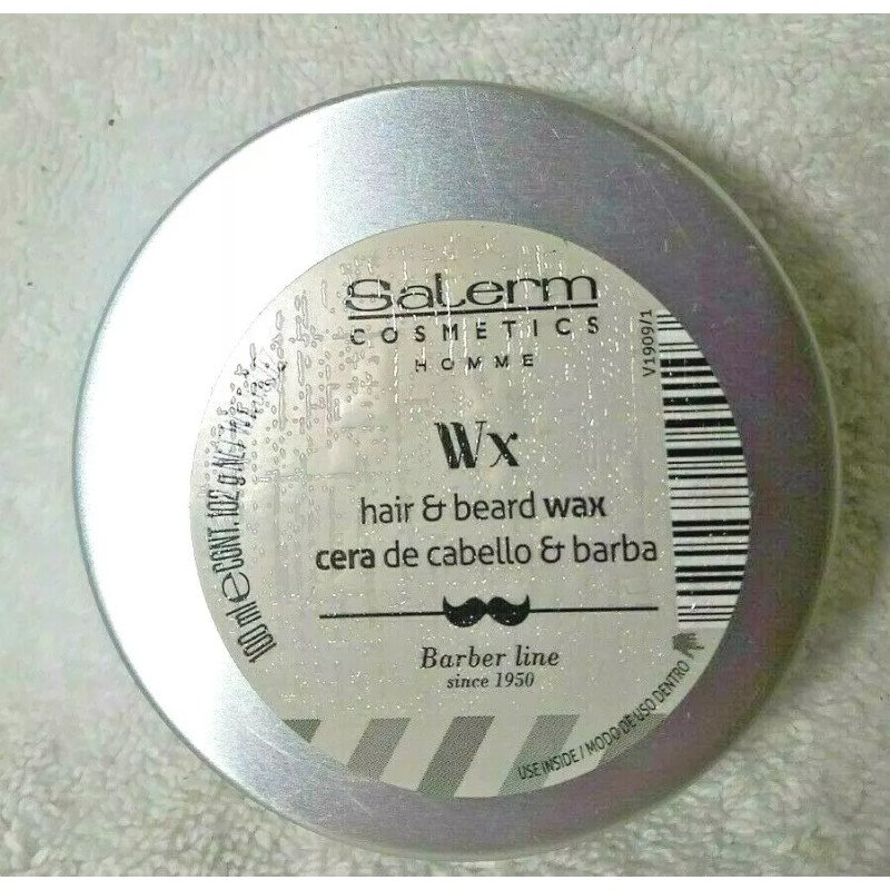 Salerm Homme Hair & Beard Wax Wx-Barber Line 100ml/3.6oz