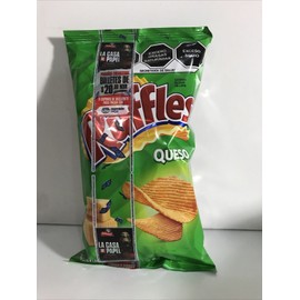 6-Pk Ruffles Queso 🇲🇽 Cheese Ruffles Potatoes Chips Sabritas 50gr/1.7oz ea.