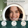 VESAUR 11.8" Extra Large 17" Tall Lighted Makeup Mirror, 1X/5X/10X