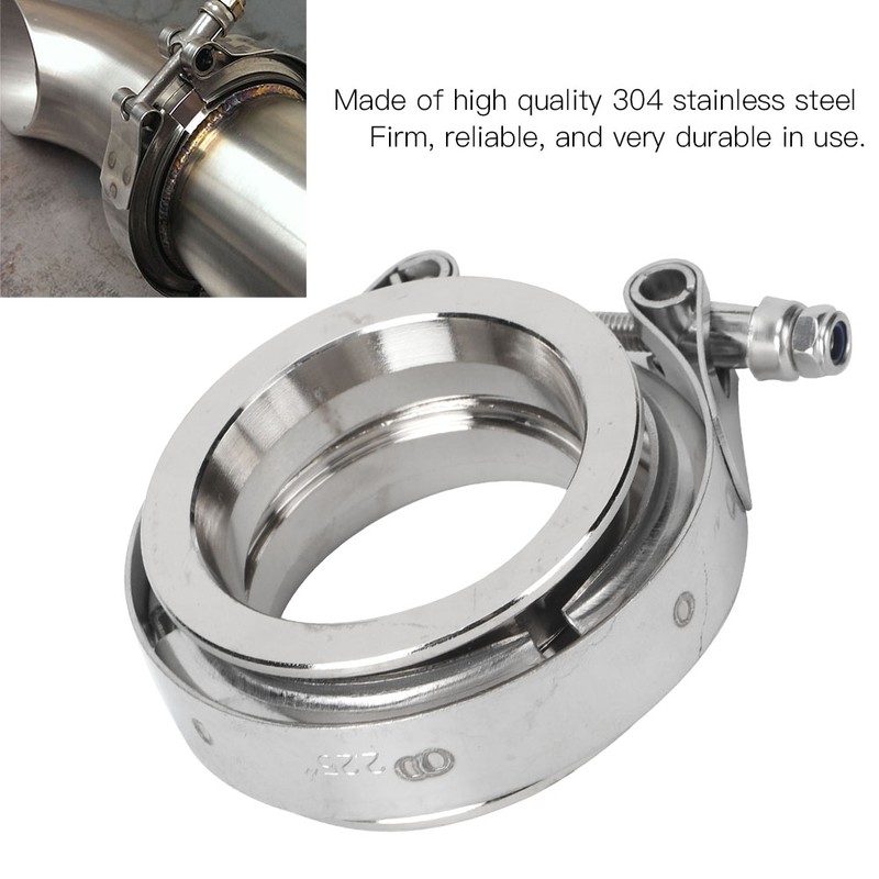 Stainless Steel V Band Clamp with Flange for Auto Exhaust