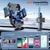 SUUSON Upgraded 3-in-1 Car Phone Holder Mount [Powerful Suction] Phone