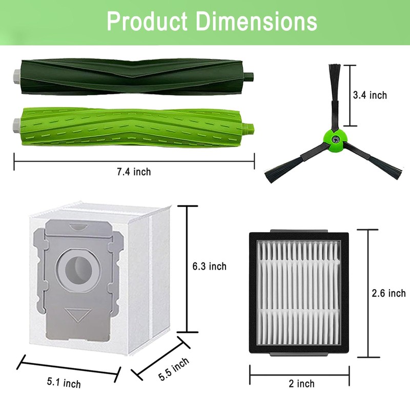 Replacement Parts for iRobot Roomba E5 E6 E7 i2 i3