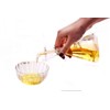 ELETON Conical 8 oz No Drip Olive Oil Cruet,Leak-Proof Spout,