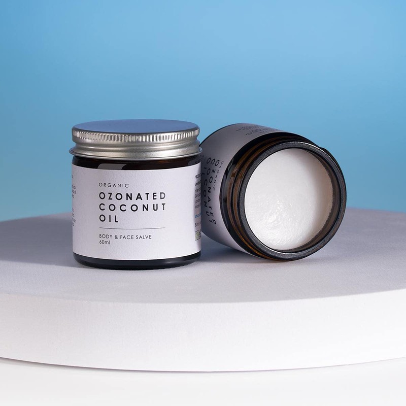 Ozonated Coconut Oil - Body & Face, Organic 60ml -