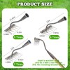 Garden Weeding Rake, Upgraded Detachable Weeder Puller Tool, Manganese Steel